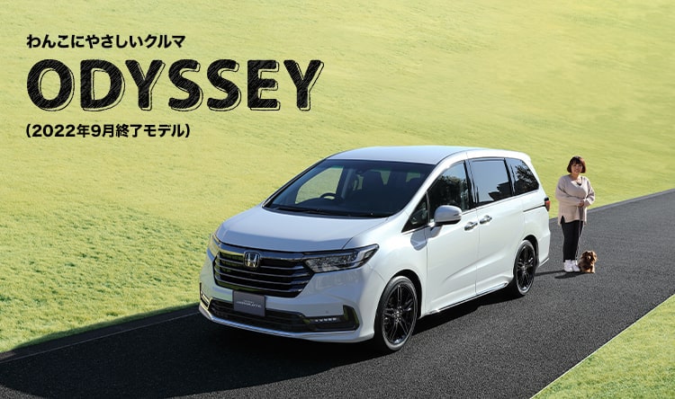 わんこにやさしいクルマ ODYSSEY