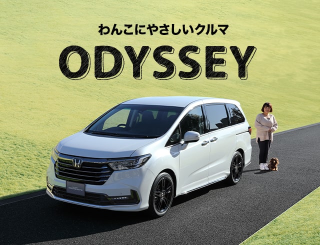 わんこにやさしいクルマ ODYSSEY