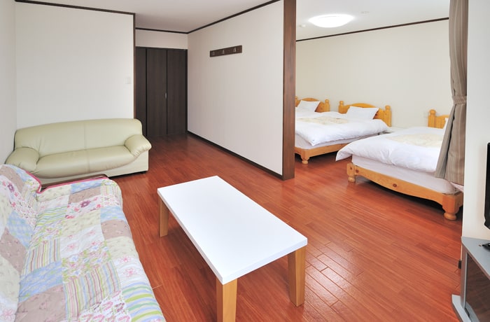 とてもきれいなお部屋でわんことお泊まりできます！