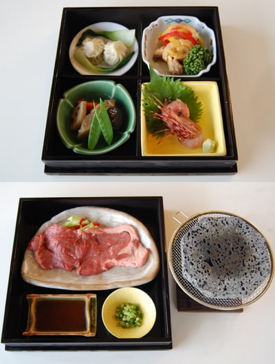 夕食は、和食創作料理。ボリュームも味も大満足！