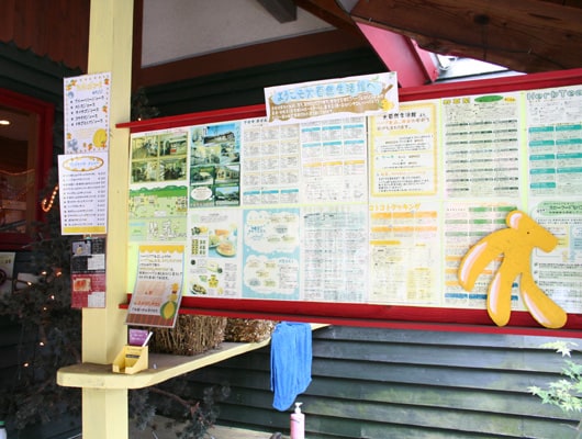 掲示板にはお店からの情報がいっぱい！