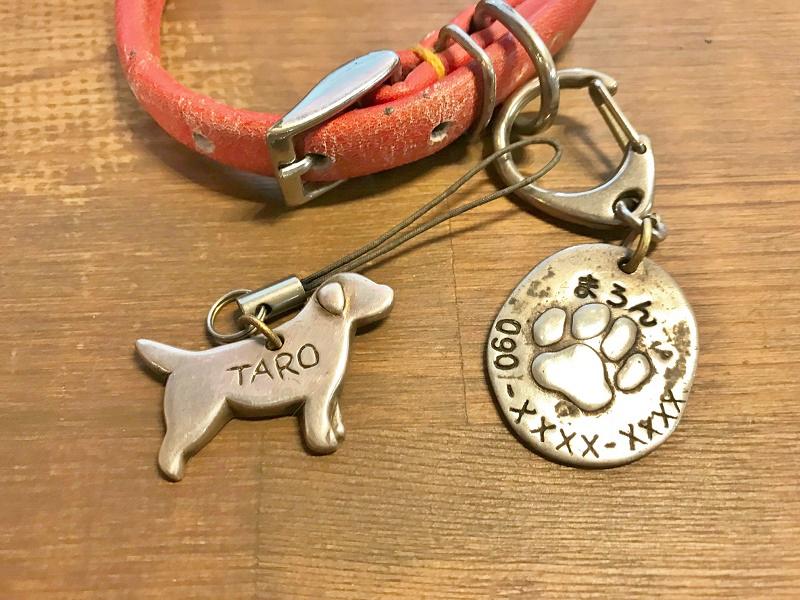 純銀粘土で作るシルバー細工。アクセサリーのほか、わんこストラップや迷子札も