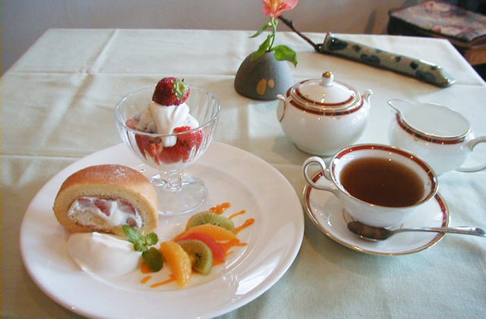 夕食後は、自慢の手作りスイーツをアールグレイと！
