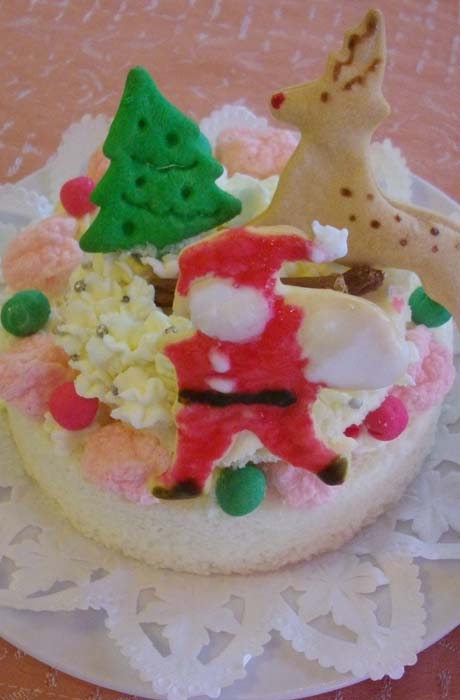 わんこ用クリスマスケーキもありますよ。