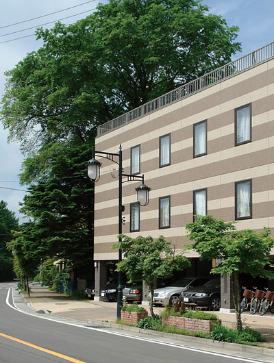 旧軽井沢銀座近くに建つ、わんこ同伴OKのおしゃれなホテル