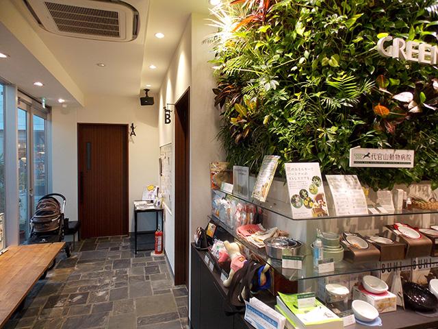 お店の奥が動物病院になっています。
