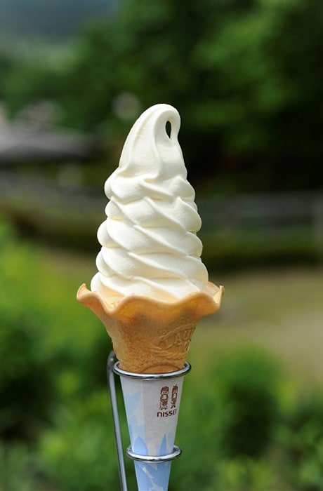 ガンジーミルクで作られたソフトクリームもオススメです！