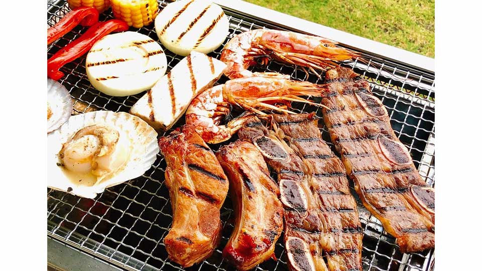 BBQもすることができます。（要予約）