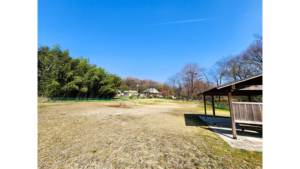 550坪の広大なドックラン。ワンちゃんとおもいっきり遊んでいただけます