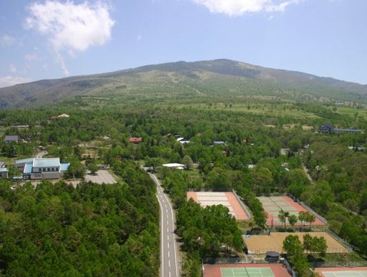 峰の原高原全景。
