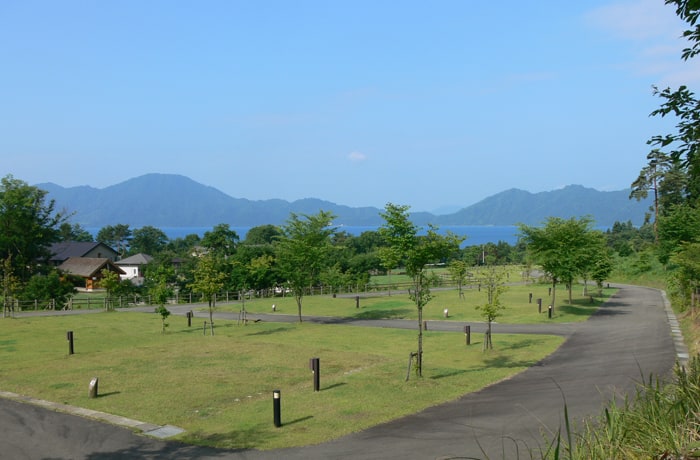 「いぬわしサイト」からの田沢湖の眺めも最高！