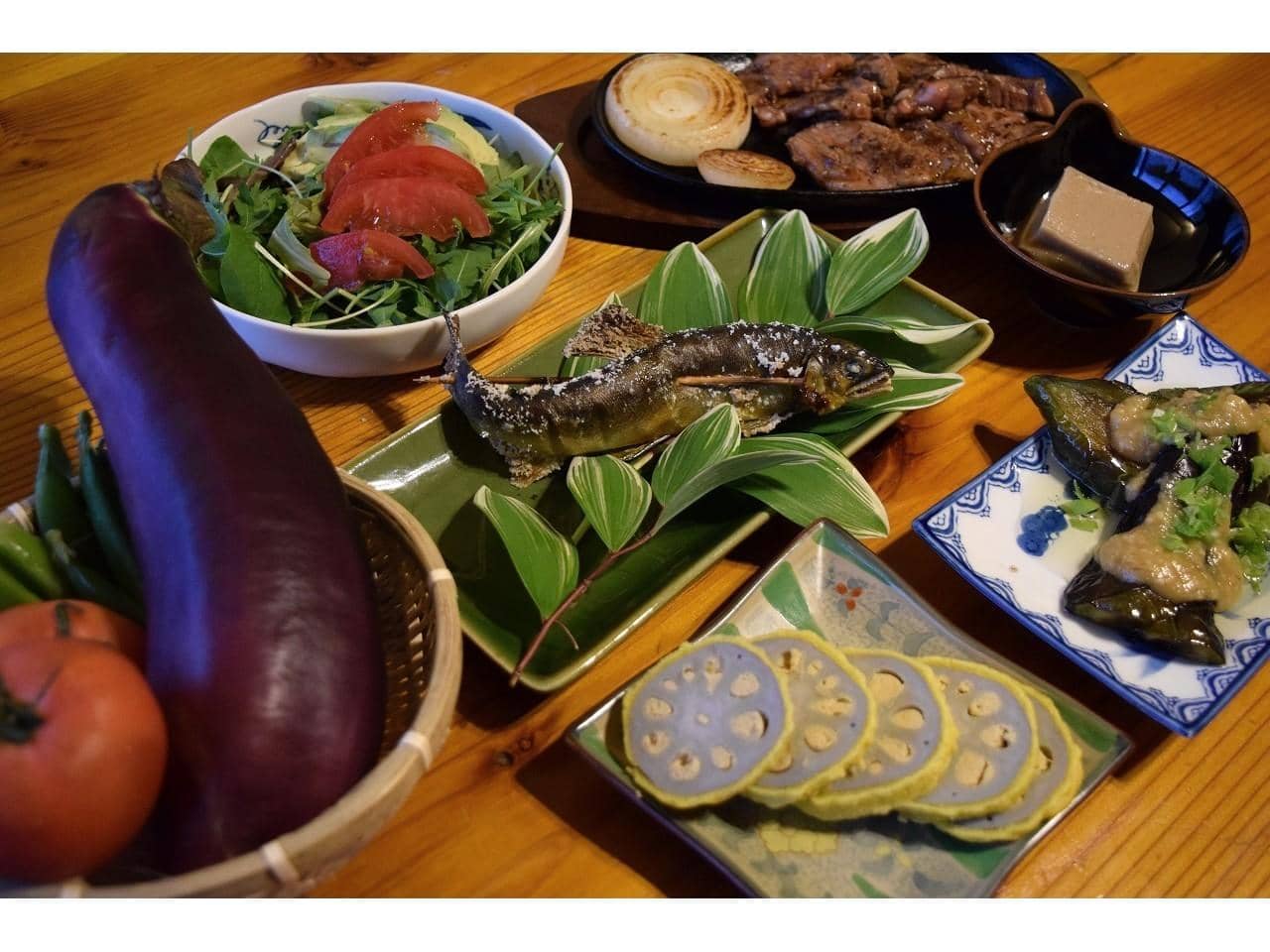 地元の美味しい食材をめいっぱい堪能！