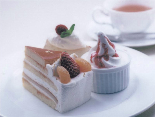 おいしそうなケーキ。