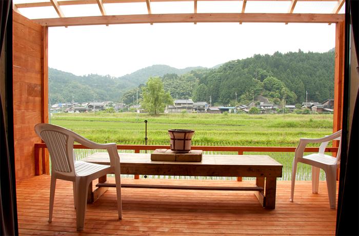田舎暮らしを満喫できる、素泊まり形式の宿