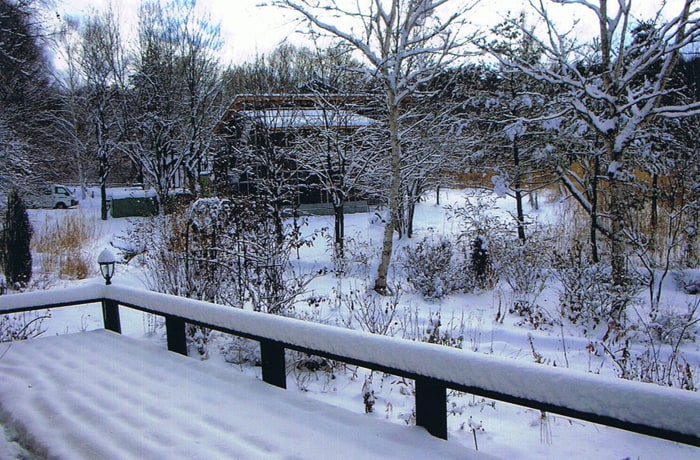 雪景色もステキです。