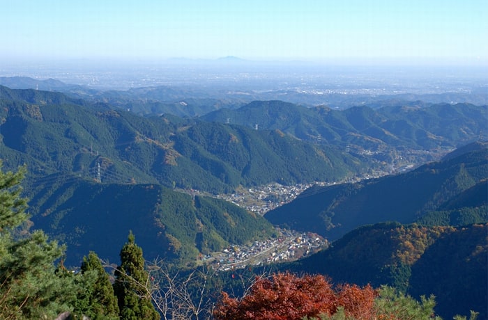 お天気の良い日は、関東平野を一望できますよ！