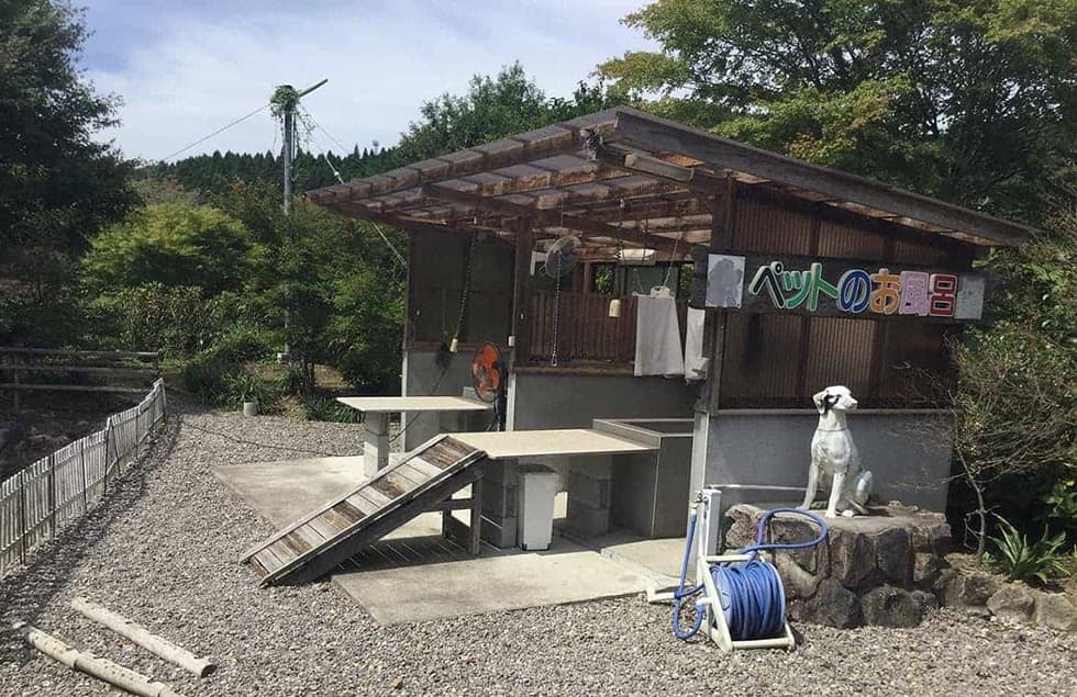 ペット専用のお風呂もありますよ！