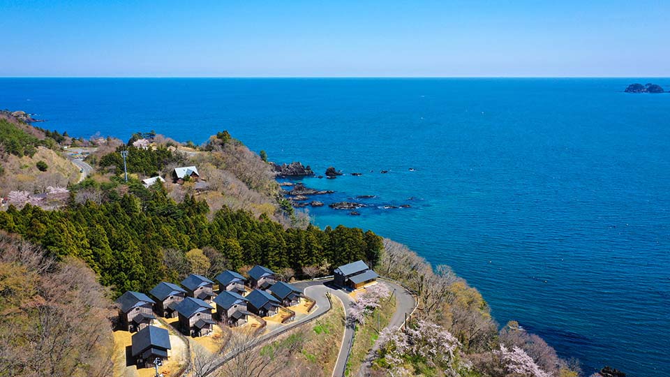 どの棟からも眼前に広がる海を眺められます。