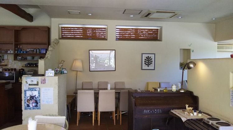 明るい店内でゆったり過ごせます。