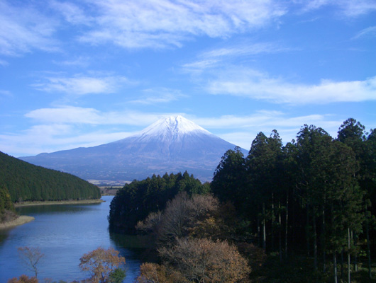きれいな富士の姿。