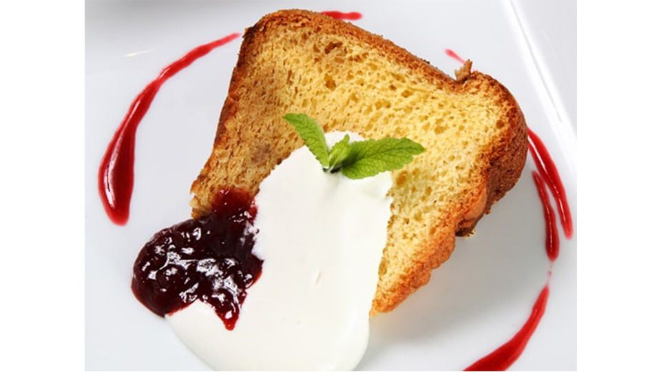 スイーツの人気は「シフォンケーキ」。