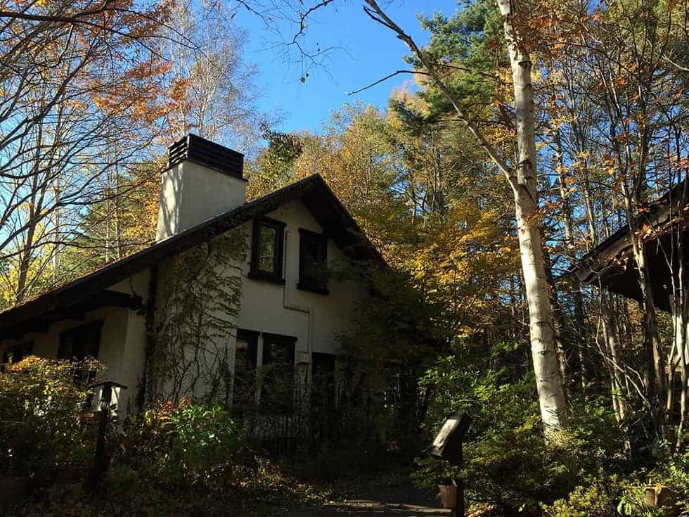 わんこと一緒に泊まれる森の中のコテージ