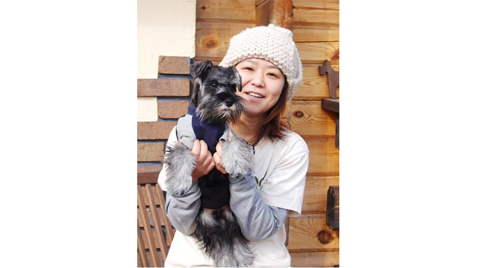 オーナーの我妻さん。わんこライフが楽しく、良いものになるようにと相談にのってくれます。