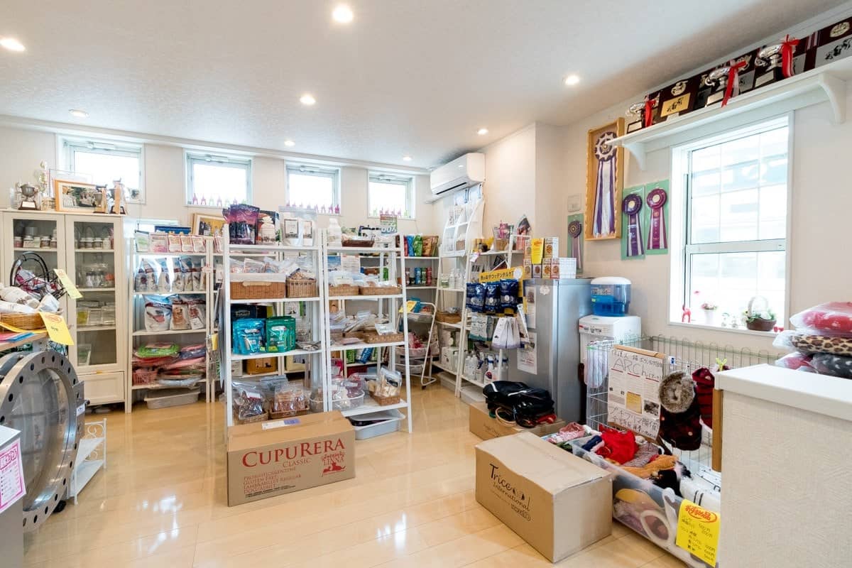 かわいらしい店内には、こだわりのアイテムがいっぱい！