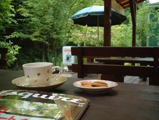 静かなひとときをコーヒーと一緒にどうぞ。
