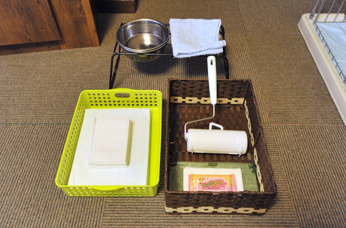 室内にはわんこ用アメニティも完備されています。