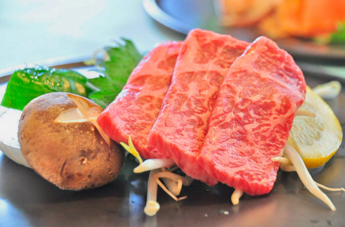 山陰の名物を取り入れたお料理の数々。