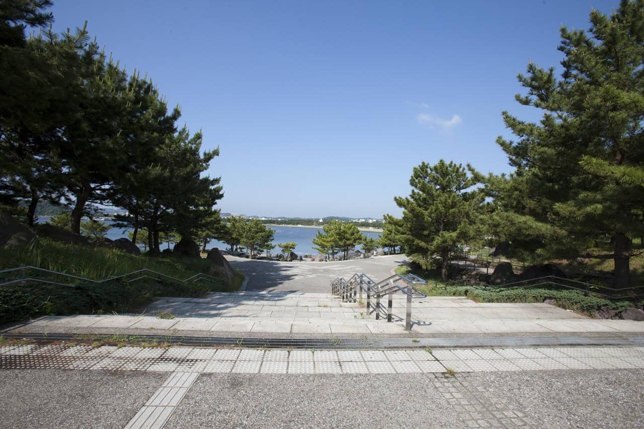 横浜で唯一の海水浴場をもつ公園です。