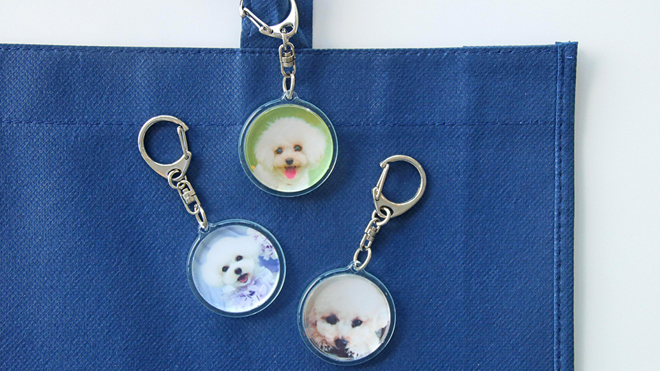 オリジナル愛犬グッズも作成できます。