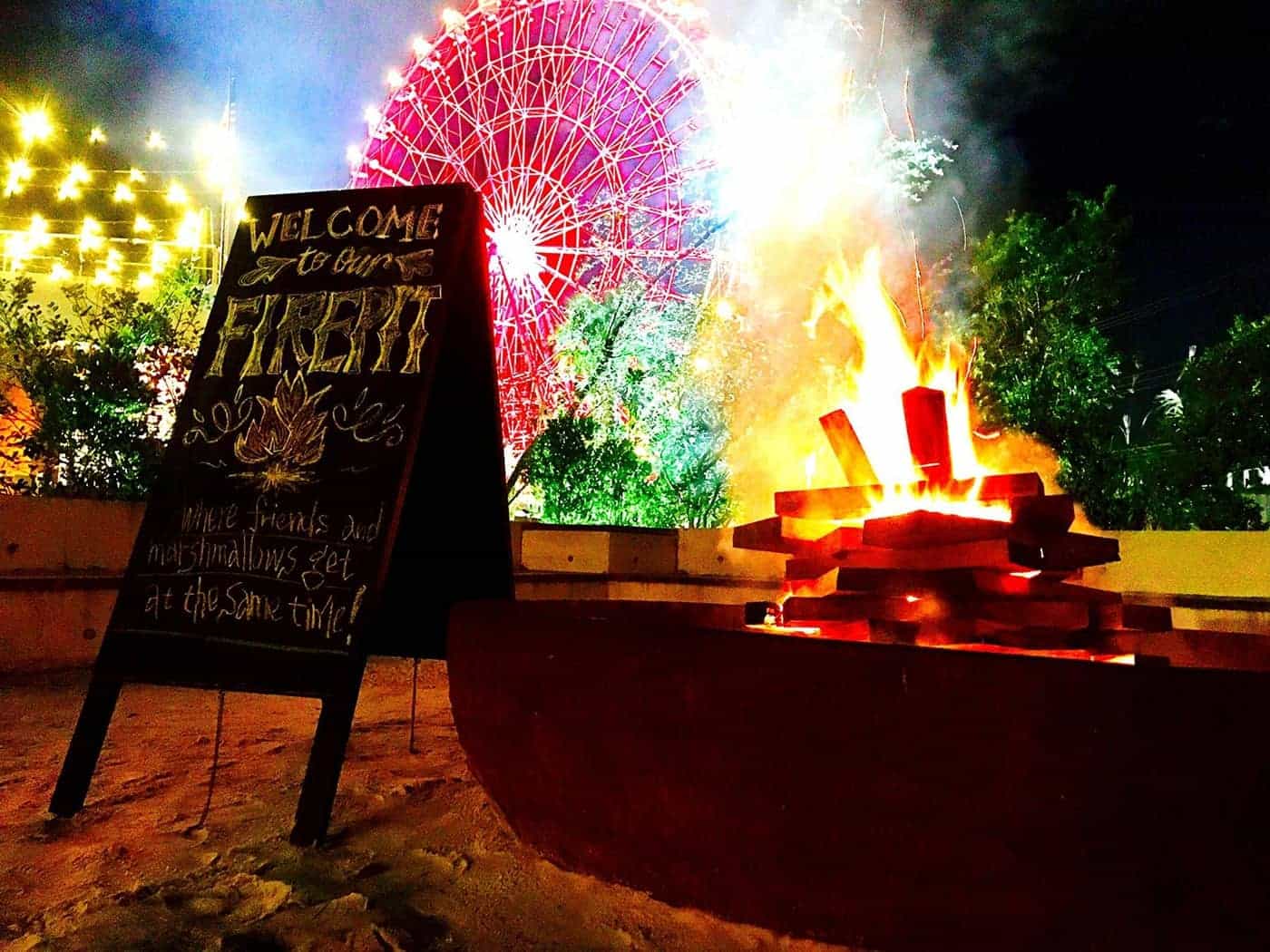 冬季はたき火を囲んで冬キャンプ。夏とはひと味違う醍醐味があります