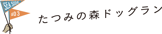 SEA SIDE No.03 たつみの森ドッグラン