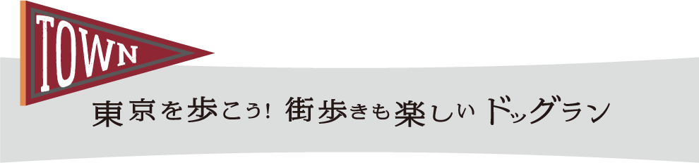 東京を歩こう！街歩きも楽しいドッグラン