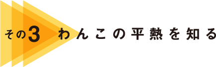 その3 わんこの平熱を知る