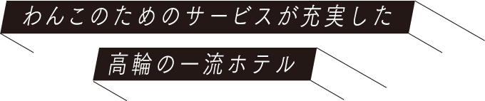 わんこのためのサービスが充実した高輪の一流ホテル