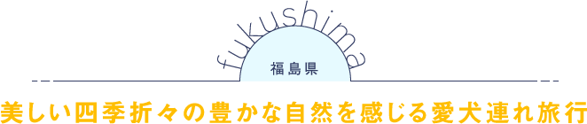 福島県 美しい四季折々の豊かな自然を感じる愛犬連れ旅行