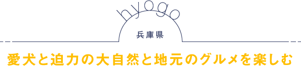 兵庫県 愛犬と迫力の大自然と地元のグルメを楽しむ