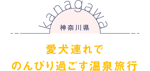 神奈川県 愛犬連れでのんびり過ごす温泉旅行