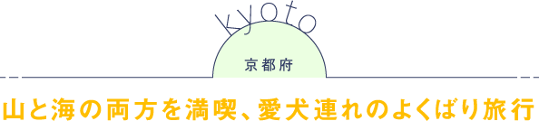 京都府 山と海の両方を満喫、愛犬連れのよくばり旅行