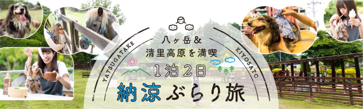 八ヶ岳＆清里高原を満喫 1泊2日納涼ぶらり旅