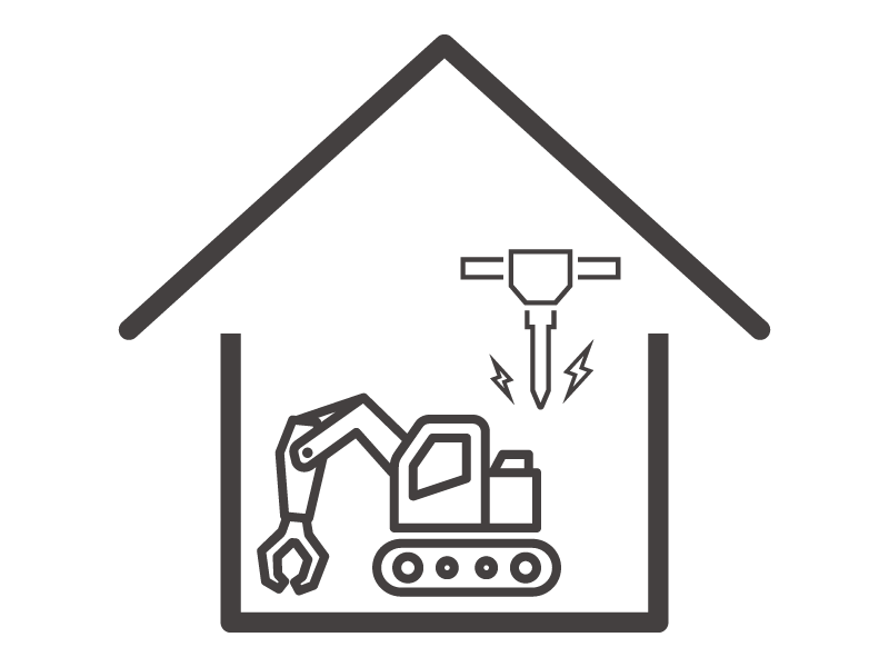屋内作業・トンネル内工事