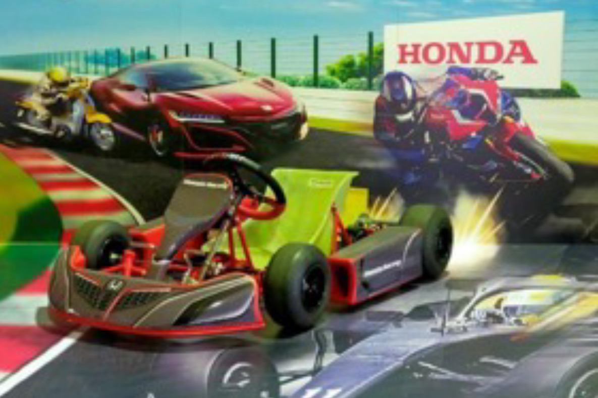 画像：Honda キッズカート × トリックビジョン®