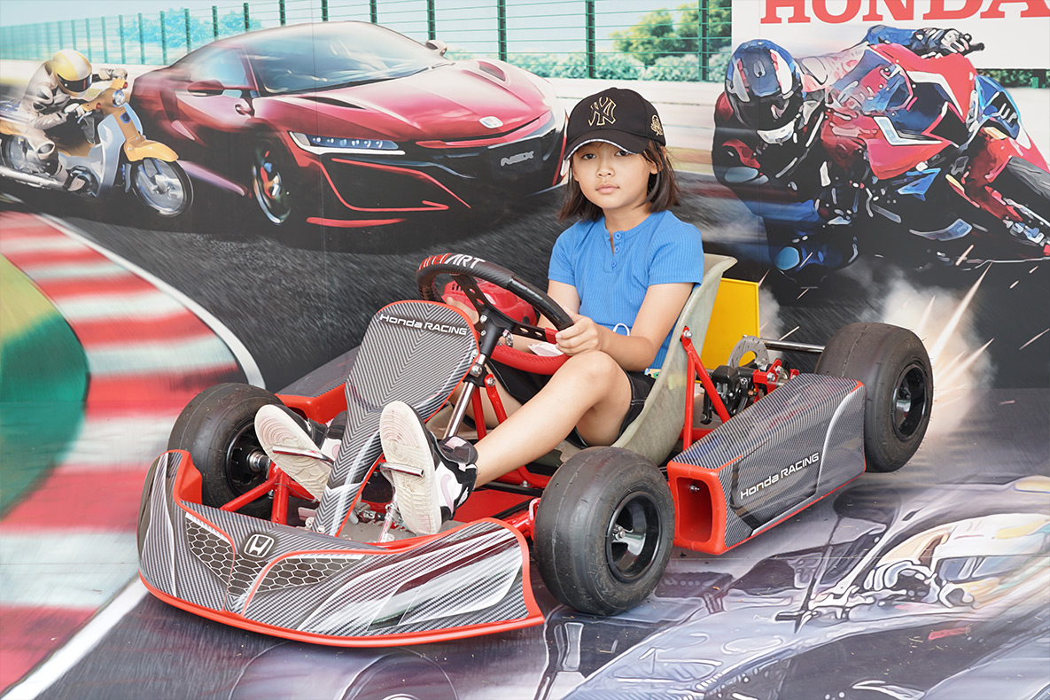 画像：Honda キッズカート × トリックビジョン®