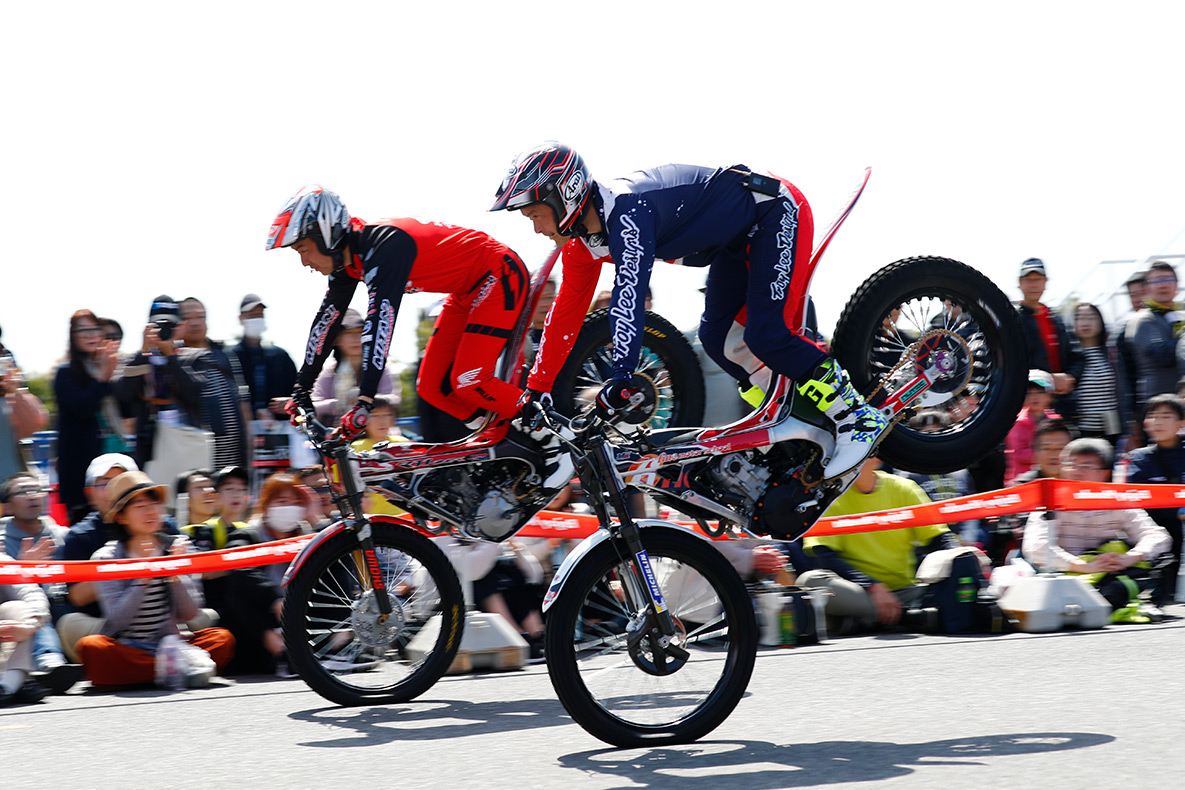 画像：トライアルバイクショー