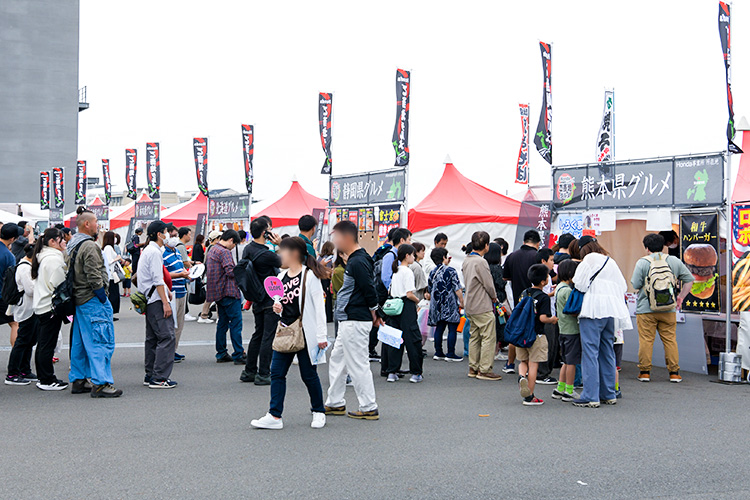 画像：グルメコーナー