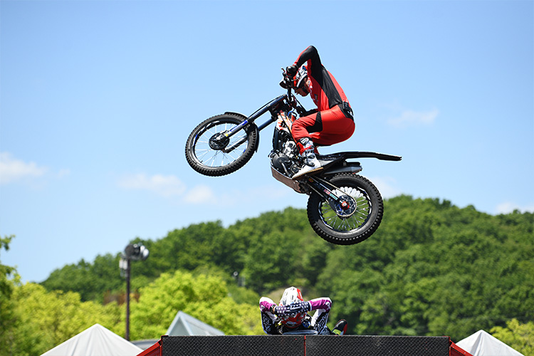 画像：トライアルバイクショー