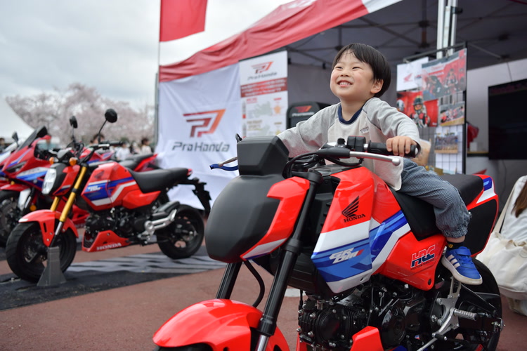 画像：Honda/HRC 2輪モータースポーツブース